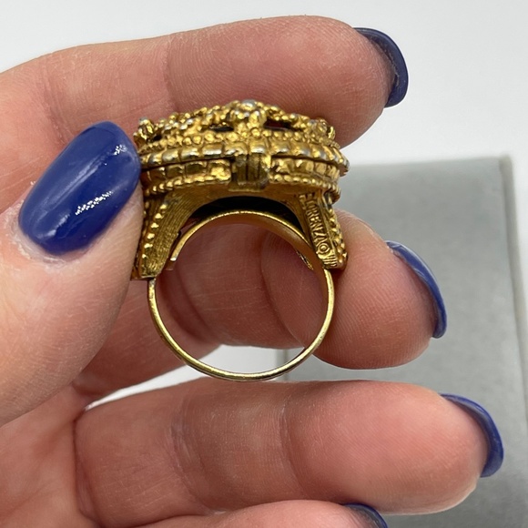 1970's Vintage Florenza Amethyst Ring Signed - Rare - Picture 2 of 3